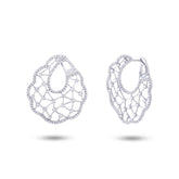 1.84ct 14k White Gold Diamond Earring